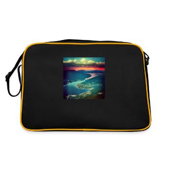 View from the Blue Mountains - Retro Bag - black/gold - Back