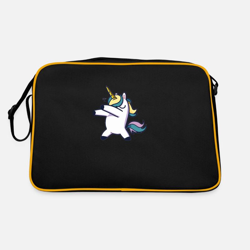 Dabbing Unicorn dabbendes Einhorn Dab Geschenkidee Retro Tasche