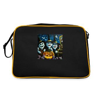 le bal des citrouilles - Sac Retro - noir/or - Dos