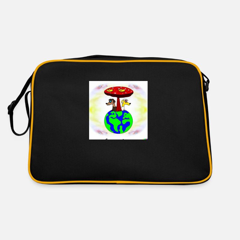 Planet der Wölfe Retro Tasche
