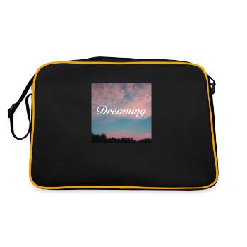 Rêver entre les nuages - Sac Retro - noir/or - Dos