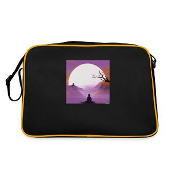 JD Star Artwork No.8 - Retro Tasche - Schwarz/Gold - Hinten
