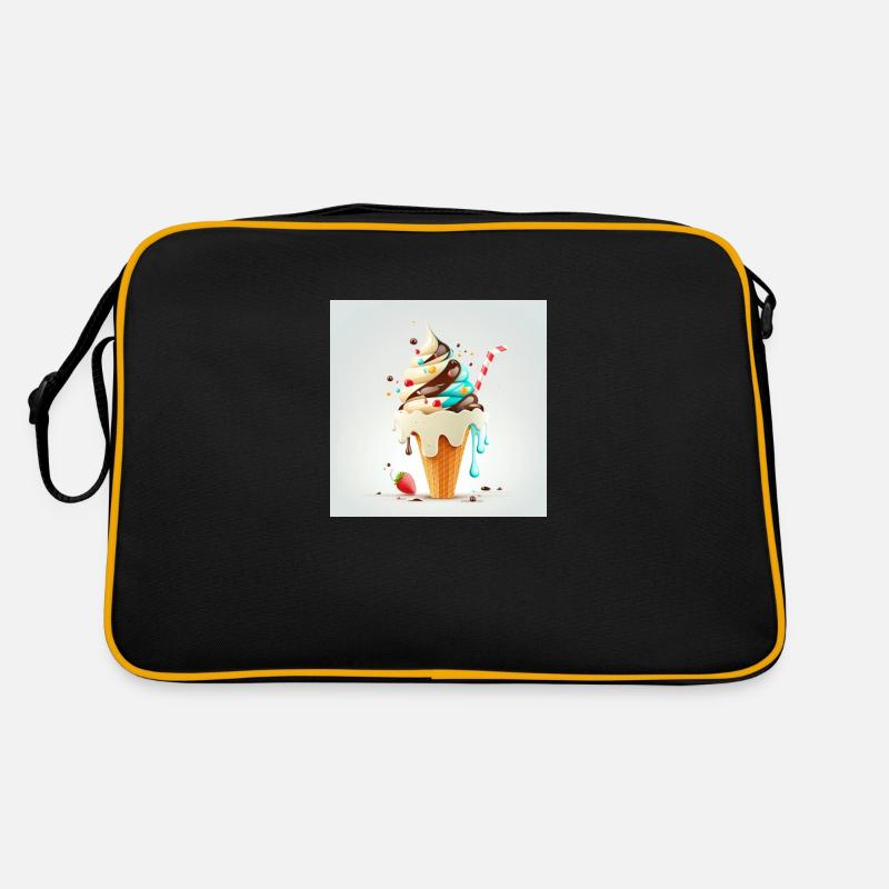 Cornet de glace cartoon Sac Retro