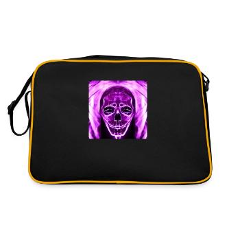 Masked in Purple - Retro Bag - black/gold - Back