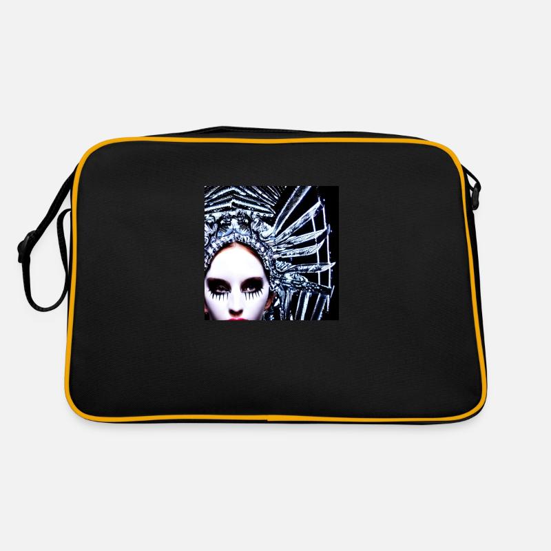 Frauenpower - Retro Tasche - Schwarz/Gold