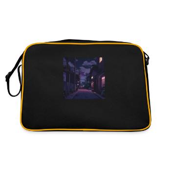 Lofi night - Retro Bag - black/gold - Back