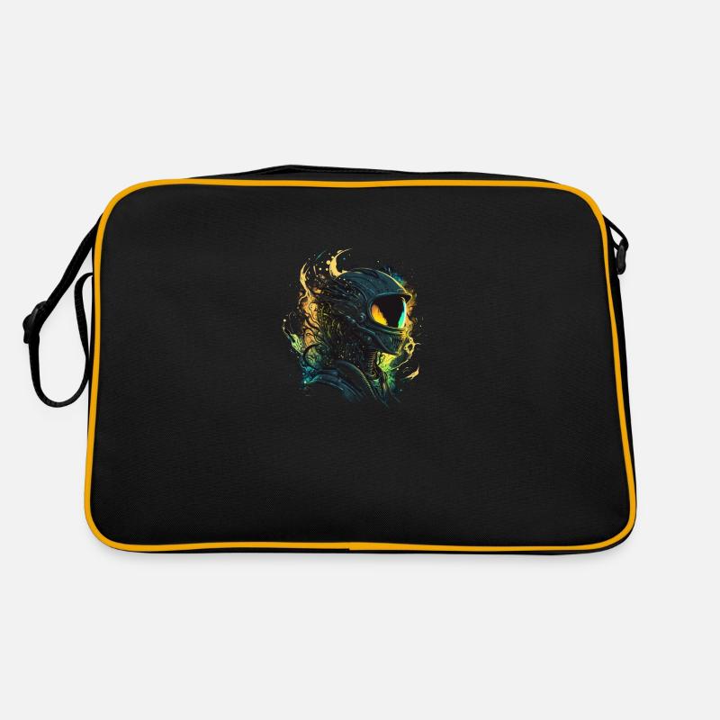 Alien de l’espace Sac Retro
