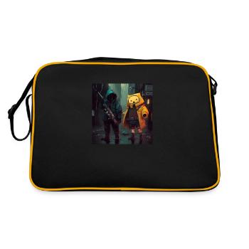 Ai design - Sac Retro - noir/or - Dos