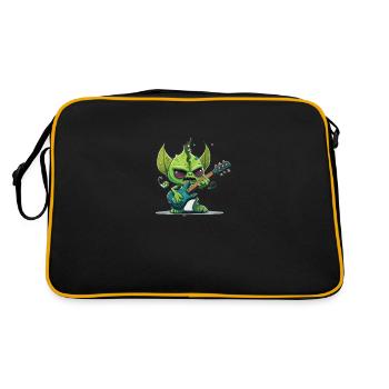 Rocher extraterrestre - Sac Retro - noir/or - Dos