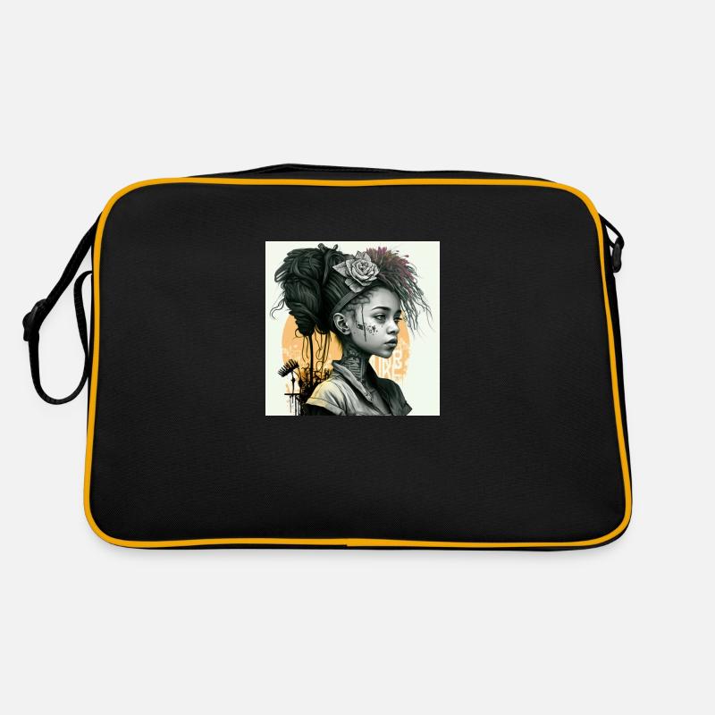 cyberg punk 12e3a400 d35b 4f8f a1a2 9f59dded34e0 - Sac Retro - noir/or