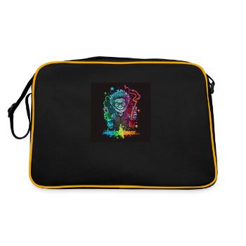 Researcher - Retro Bag - black/gold - Back