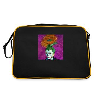 van gogh art - Sac Retro - noir/or - Dos