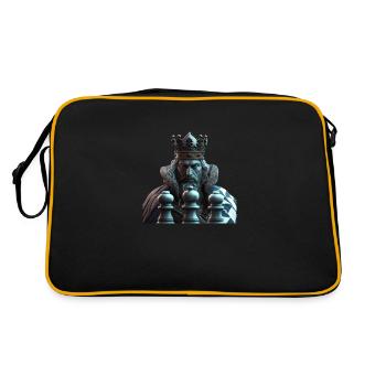 Chess king - Sac Retro - noir/or - Dos