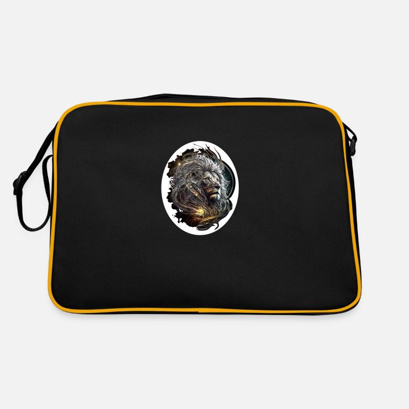Löwe des Lichts Retro Tasche