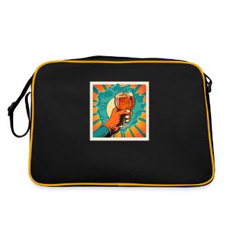 À votre santé - Sac Retro - noir/or - Dos
