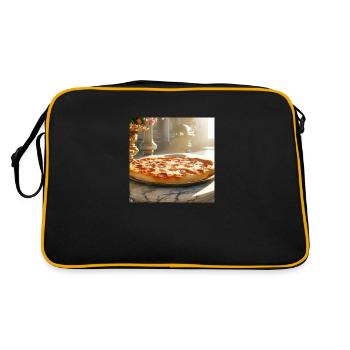 Pizza Lover Flavour - Retro Bag - black/gold - Back