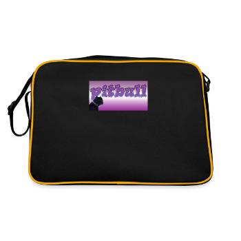 logo - Sac Retro - noir/or - Dos