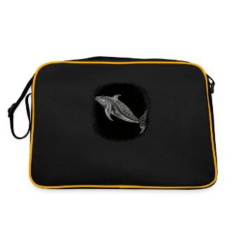Finance Bday Seaman Animal Marine Animal Ireland - Retro Bag - black/gold - Back