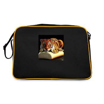 Sentez le tigre en vous - Sac Retro - noir/or - Dos