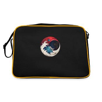 Ondes Terre-Planète - Sac Retro - noir/or - Dos