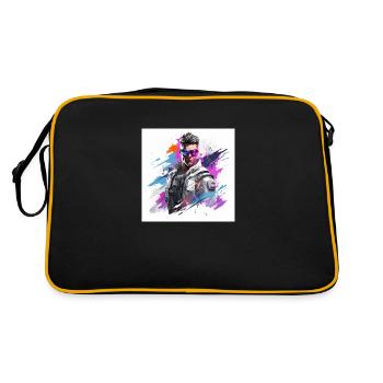 Art du jeu - Sac Retro - noir/or - Dos
