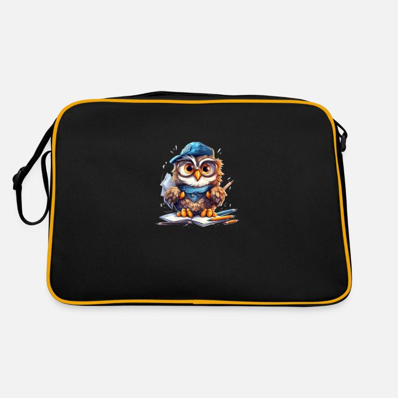 Die weise Eule Trademark Retro Tasche