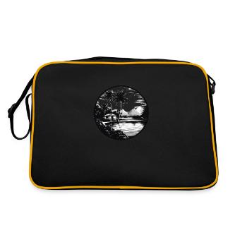 Destination de rêve minimaliste - Sac Retro - noir/or - Dos