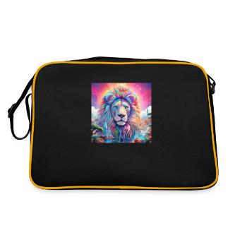 icecrusher Cartographic Pencil Art Color Grading - Retro Tasche - Schwarz/Gold - Hinten