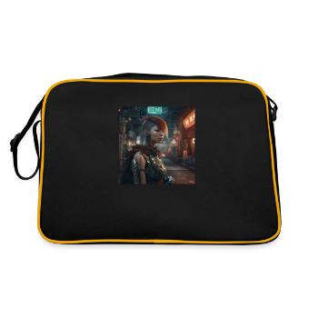 Woman art - Retro Bag - black/gold - Back