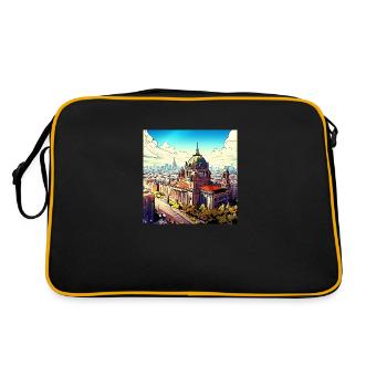 Cathedral - Retro Bag - black/gold - Back