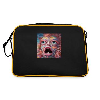 Bizarre world - Retro Bag - black/gold - Back