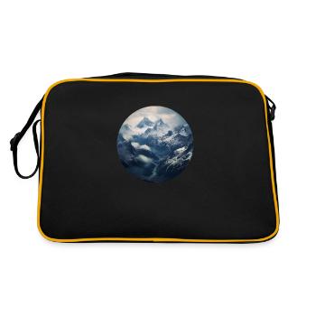 Les merveilles naturelles des Alpes - Sac Retro - noir/or - Dos