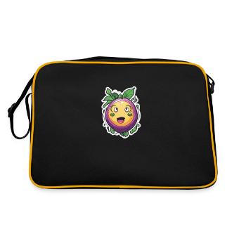 Passion fruit - Retro Bag - black/gold - Back