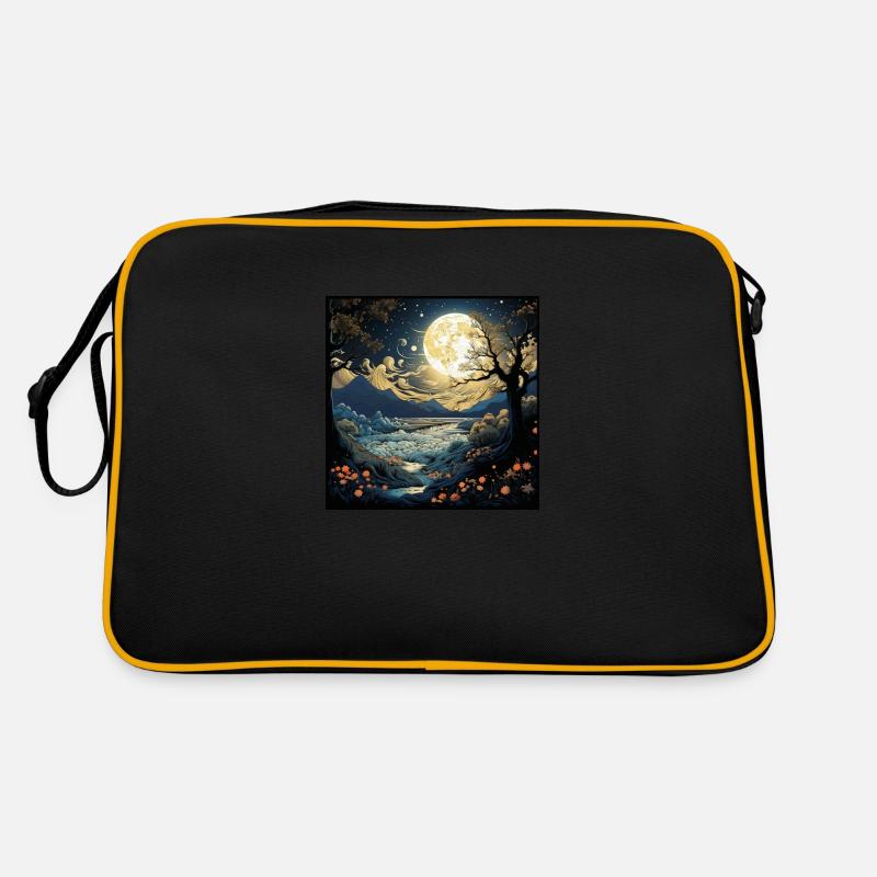 Arbre de conception d’affiche vintage Sac Retro