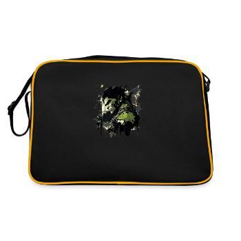 ogre - Retro Bag - black/gold - Back