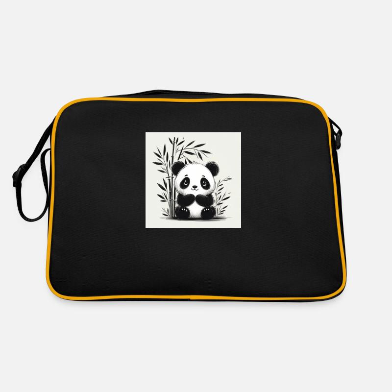 Panda mignon Sac Retro