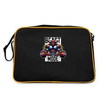 Monster Mode - Retro Bag - black/gold - Back