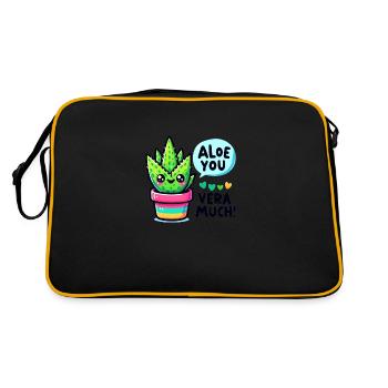 Aloe vous vera beaucoup - Sac Retro - noir/or - Dos