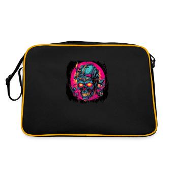 Idée présente Patineur Exosquelettique Déclaration Bday - Sac Retro - noir/or - Dos