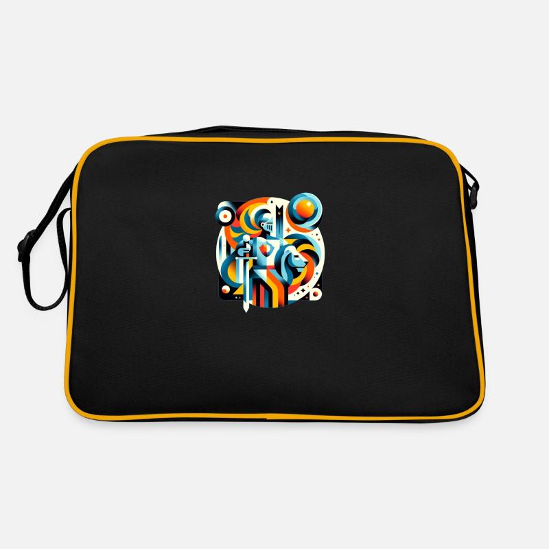 Gareth - Sac Retro - noir/or