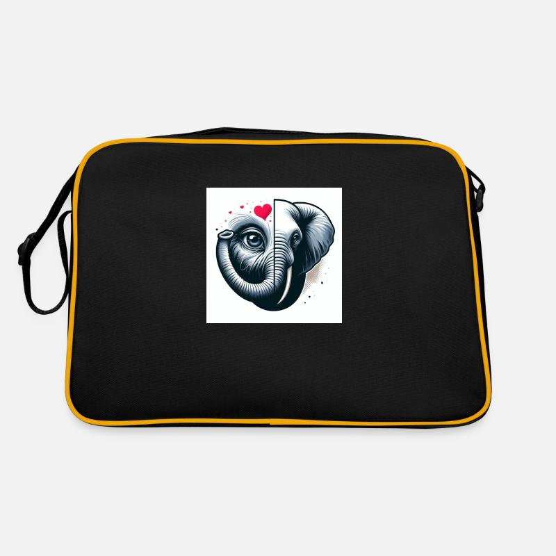 Elephant Love Retro Bag