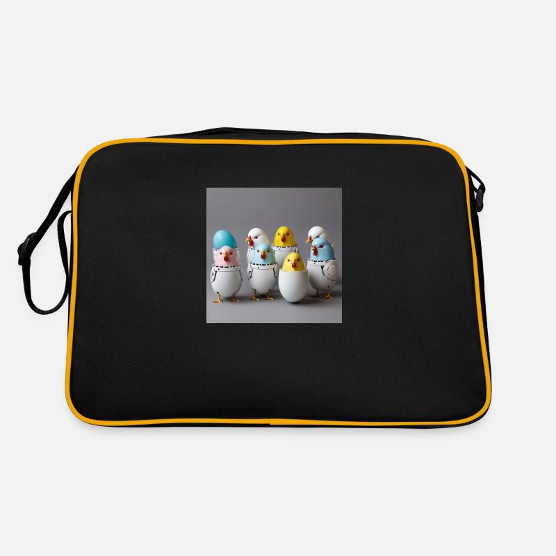 Egg Robot Chick Retro Bag