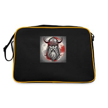 The All-Father of the Vikings - ODIN - Retro Bag - black/gold - Back