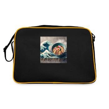 Mon bol de ramen - Sac Retro - noir/or - Dos