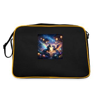 créatures mystiques - Sac Retro - noir/or - Dos
