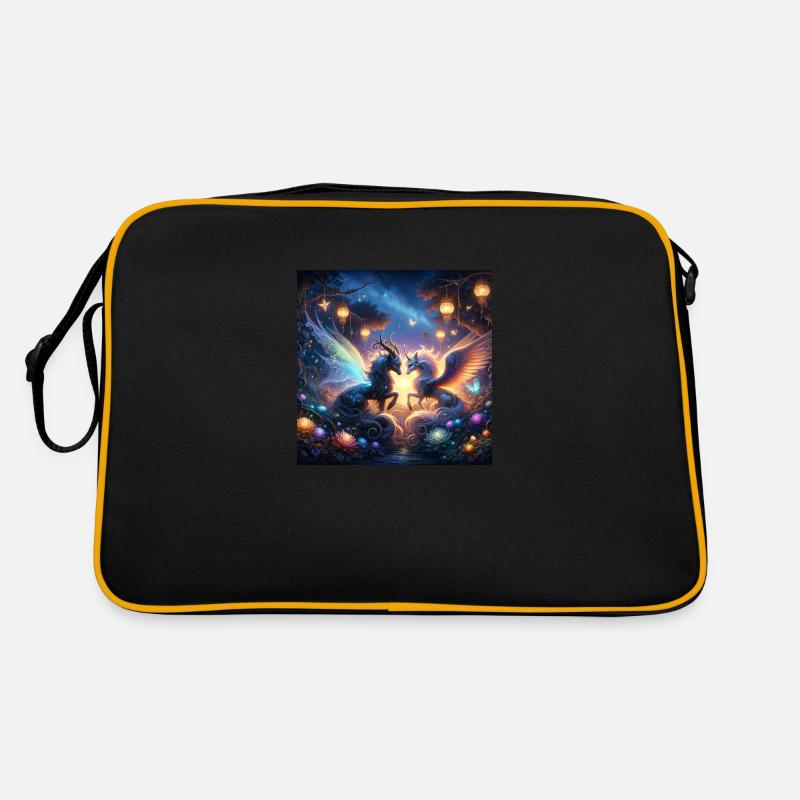 mystical creatures Retro Tasche
