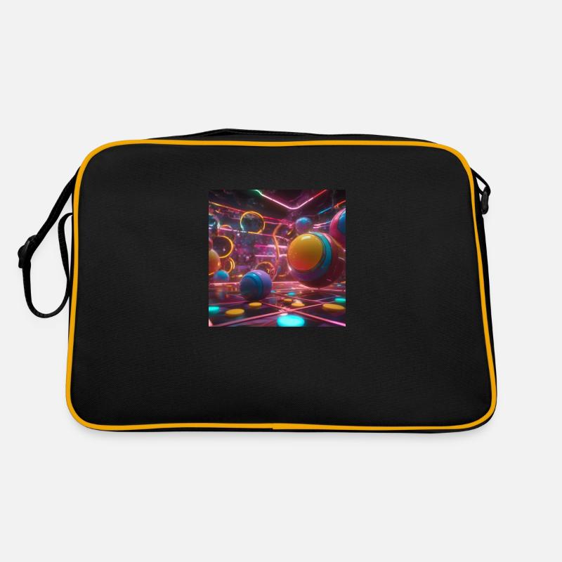 Neon Bälle Retro Tasche