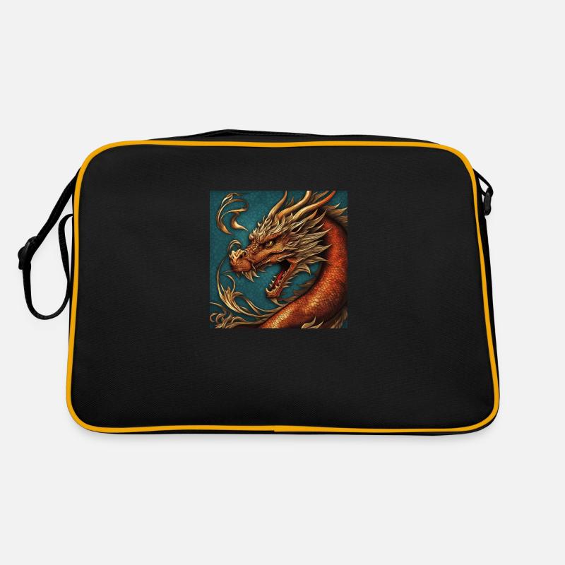 Drache Retro Tasche