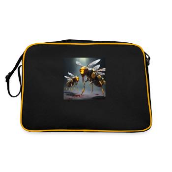 Abeilles vampires - Sac Retro - noir/or - Dos