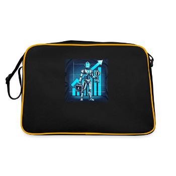 Automatic Earning - Trophy 2 Product - Retro Bag - black/gold - Back